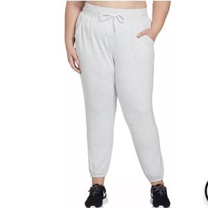 Arizona Lite Heather Grey Women’s Mid Rise Fleece Sweatpants (Juniors)